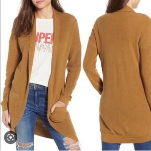 BP Stitch Curve Hem Cardigan